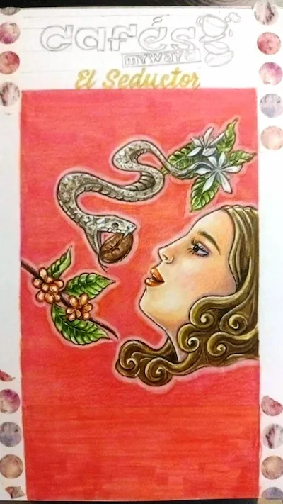 Diseño de etiqueta Seductor 1