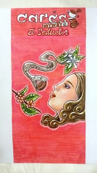 Diseño de etiqueta Seductor 2