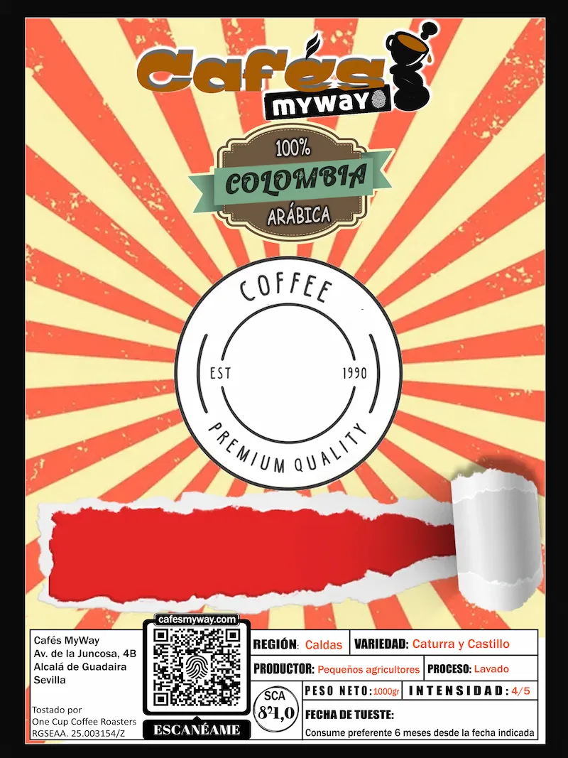 Instrucciones para personalizar café