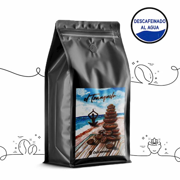 Café descafeinado al agua El Tranquilo