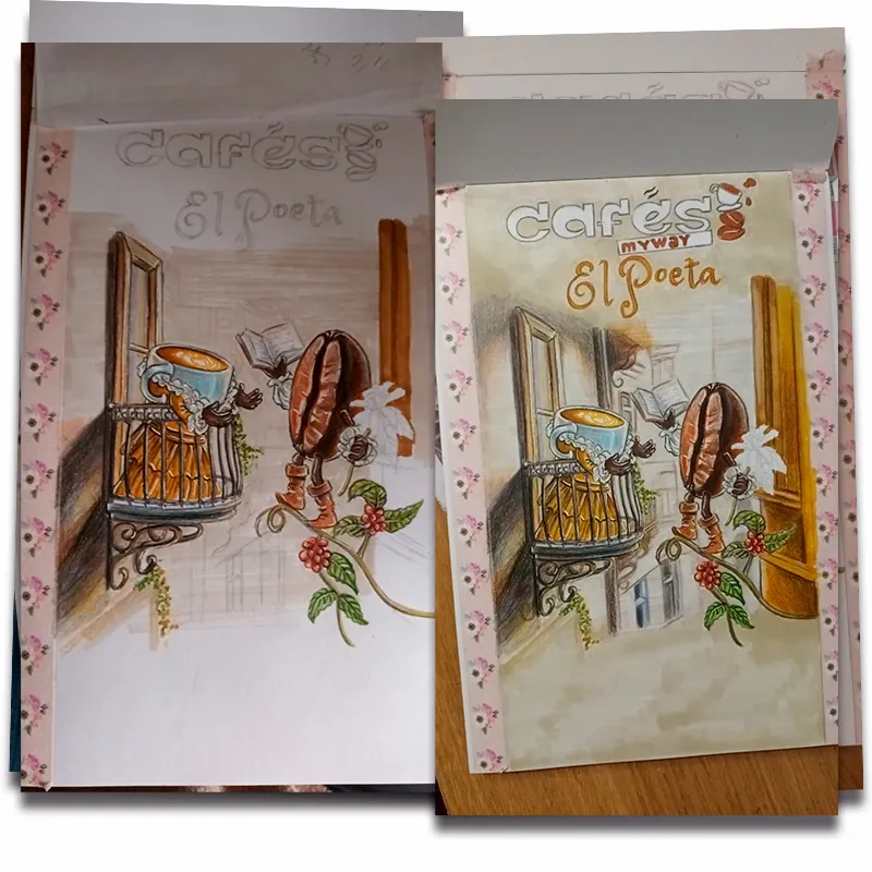 Diseño etiqueta El Poeta 2