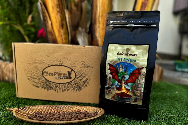 granos de café mítico