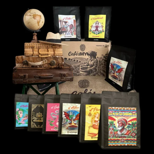 Suscripción de café de regalo Descubridor: caja de Cafés MyWay con bolsas de café de especialidad