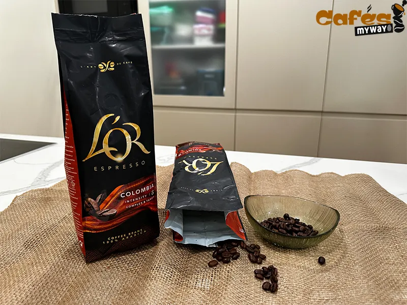 Probando café Lor en grano para superautomáticas