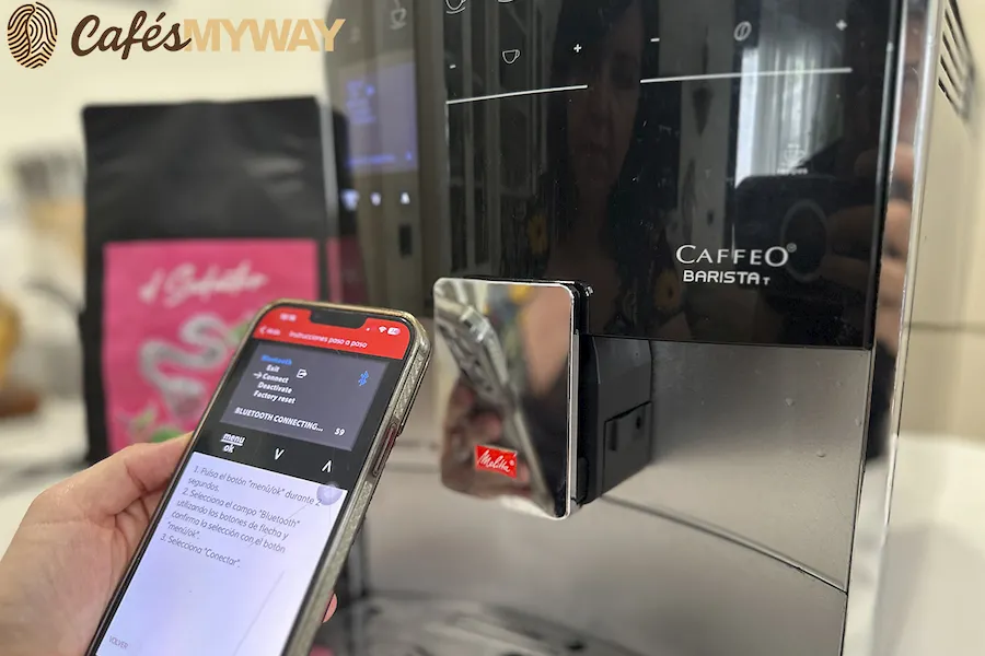 probando app Melitta Barista TS Smart