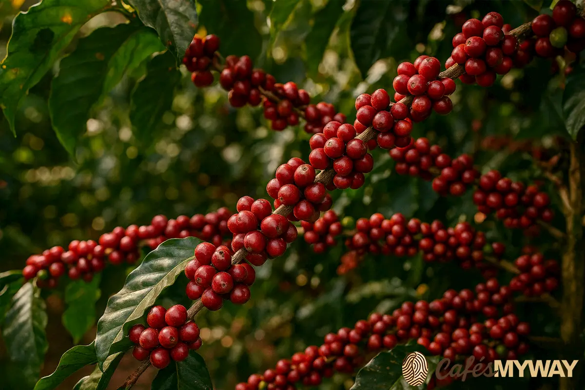 Cafeto variedad Sarchimor