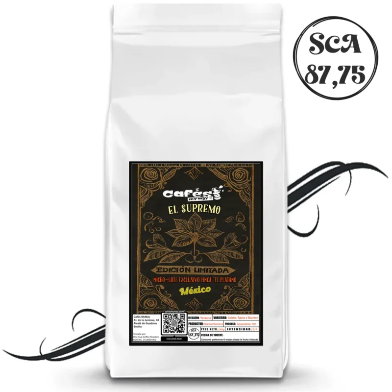 Café de especialidad edición limitada El Supremo