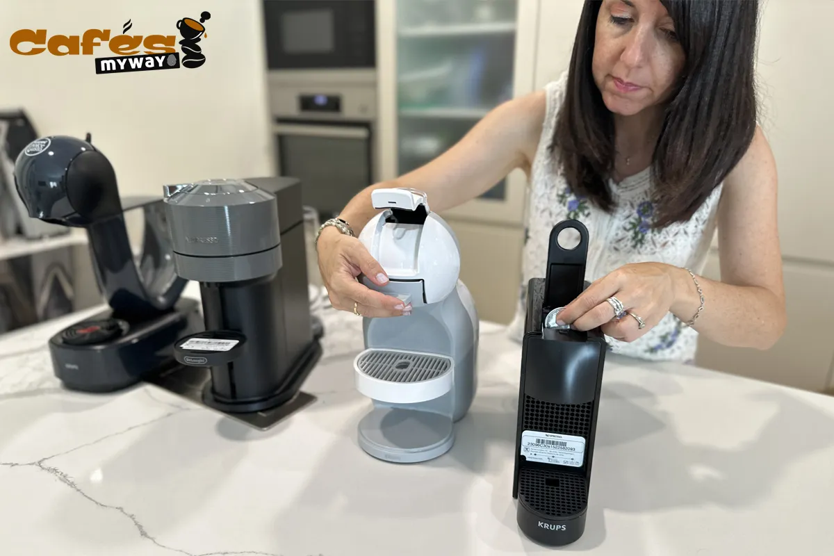 comparando sistema de cápsulas Nespresso y Dolce Gusto