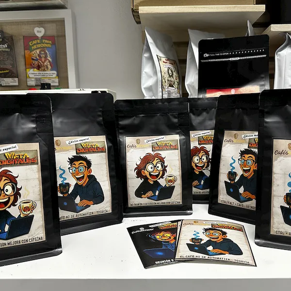 Cafés MyWay etiqueta evento