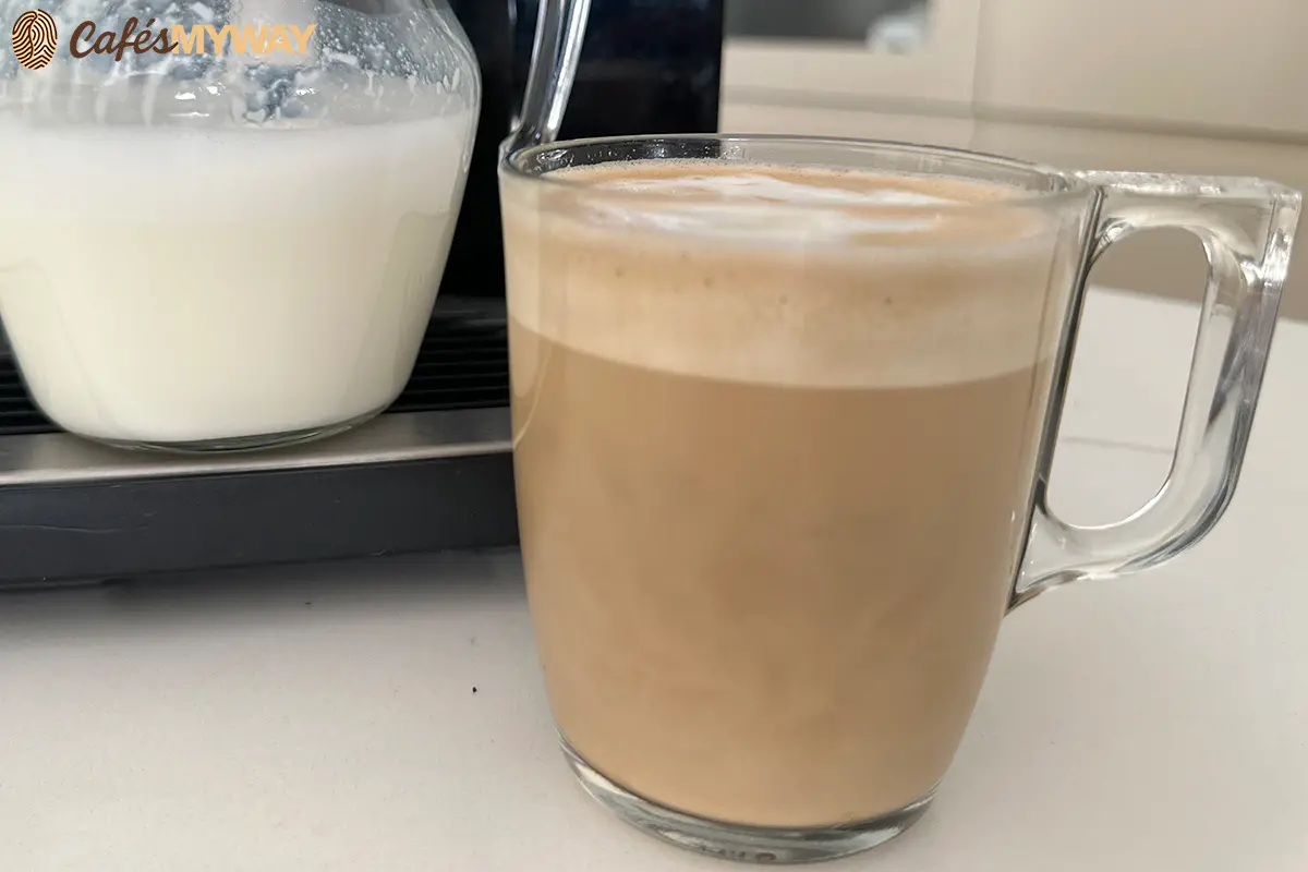 haciendo café en la Siemens EQ300