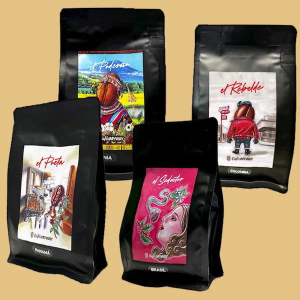 Pack 4 cafés intensos