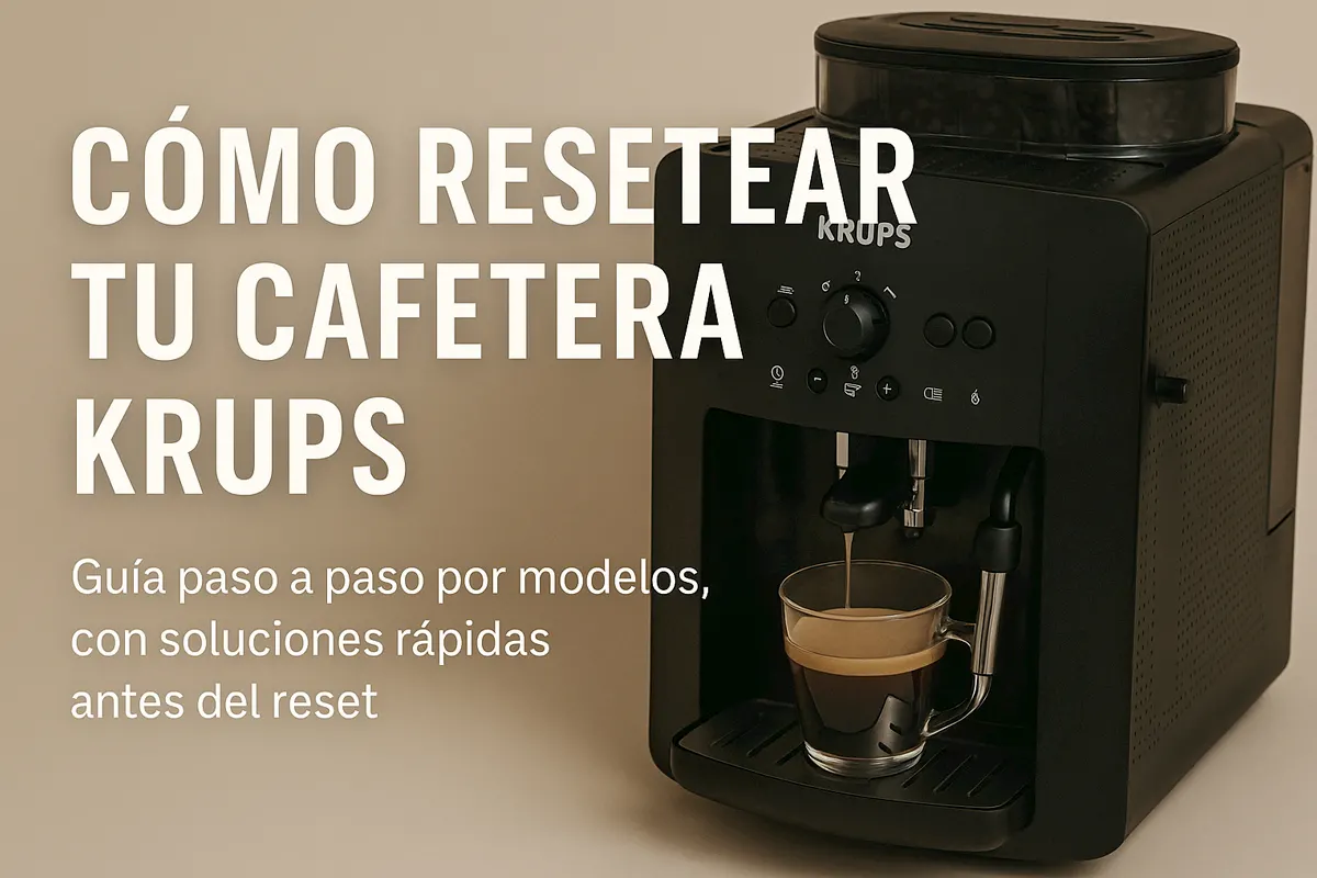 Reset cafeteras krups