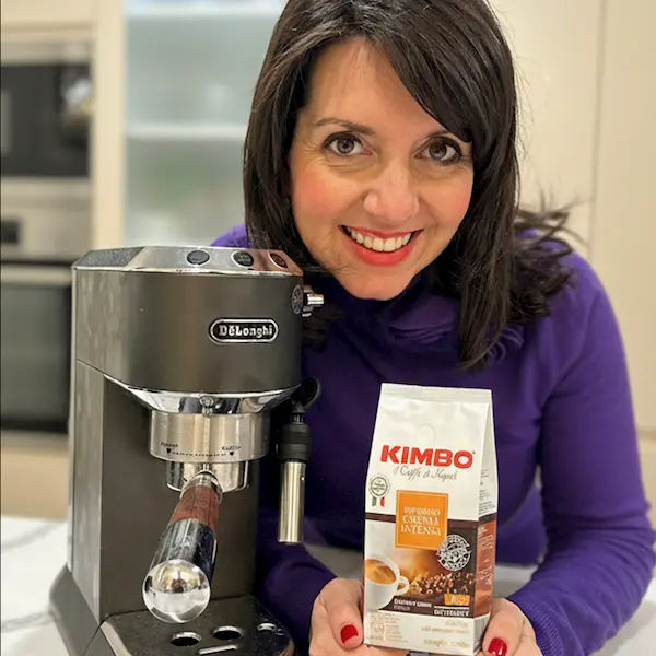 Probando café Kimbo