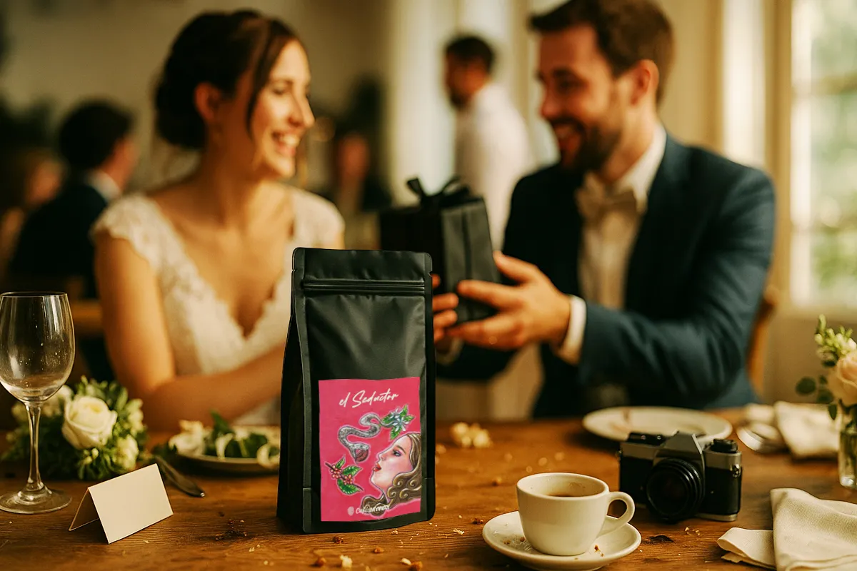 Café en evento boda