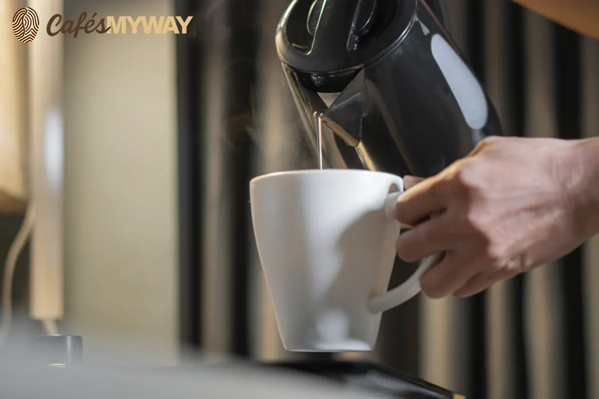 Preparación del café americano