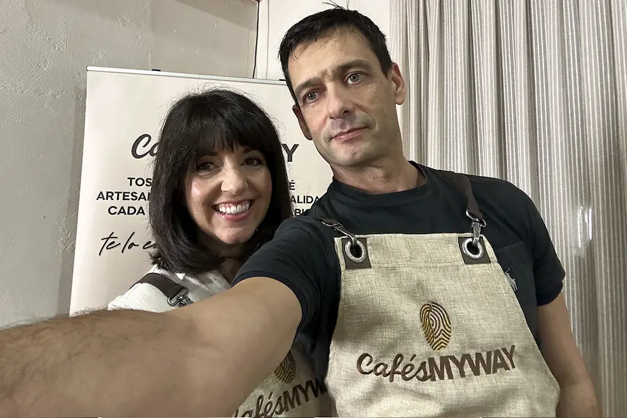 Sergio y Lidia de Cafés MyWay
