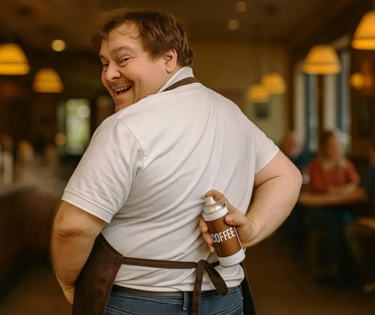 spray con olor a café