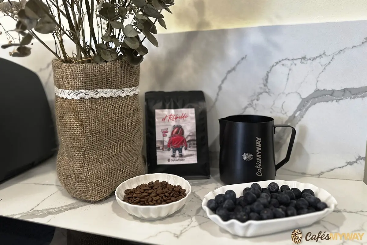 Ingredientes Blueberry café