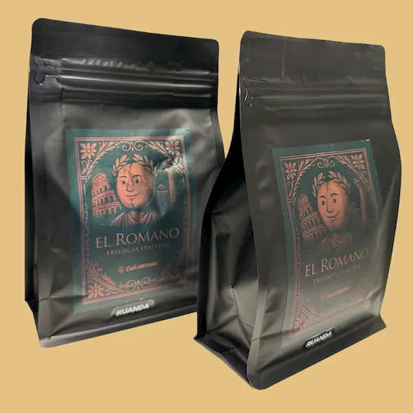 Paquetes de café El Romano
