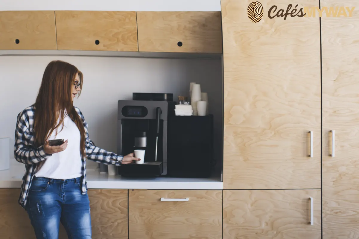 Rincón de café organizado