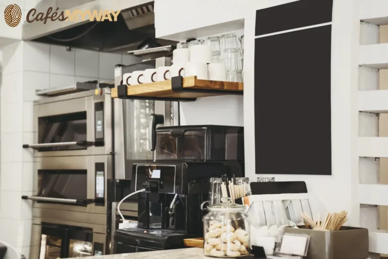 Rincón de café en casa