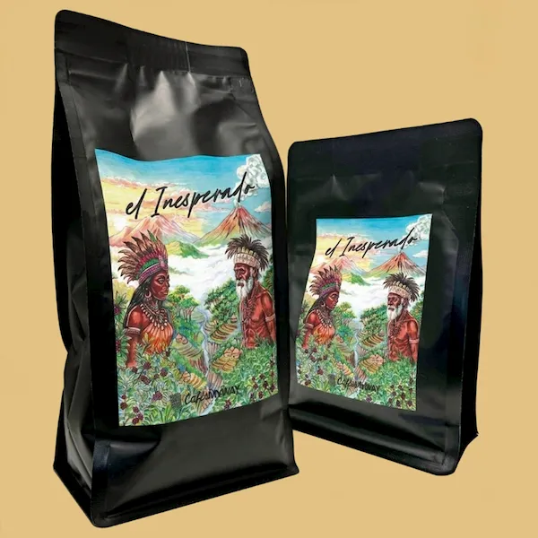 Paquetes de café El Inesperado