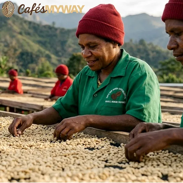Caficultores Papua Nueva Guinea