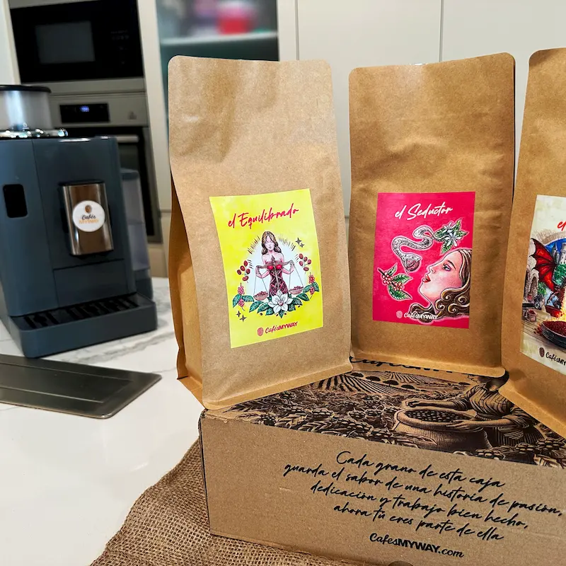 Paquetes de café de 500gr para superautomática